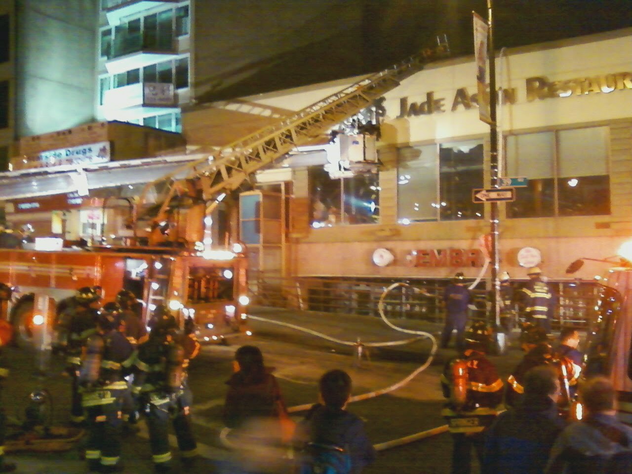 Queens Crap Downtown Flushing fire photos