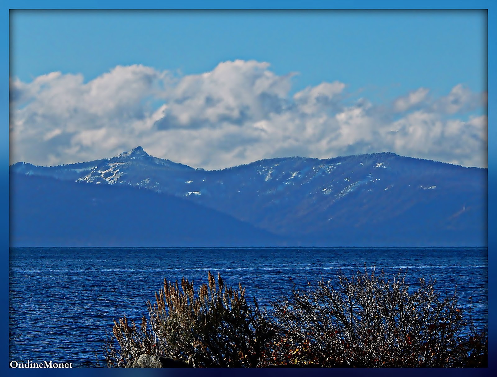 Ellipsis Lake Tahoe On A November Afternoon