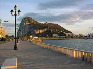 Le fameux rocher de Gibraltar 