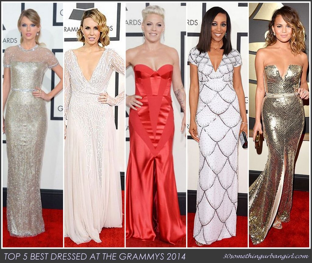 top 5 best dressed at the Grammys 2014 red carpet top 5 best dressed at the Grammys 2014 red carpet