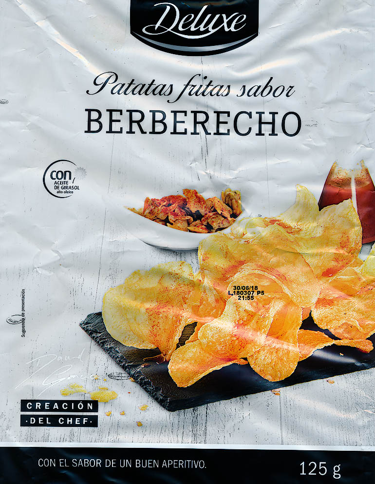 Salmorrejo Patatas fritas sabor berberechos. Sí, existen Salmorrejo Patatas fritas sabor berberechos. Sí, existen