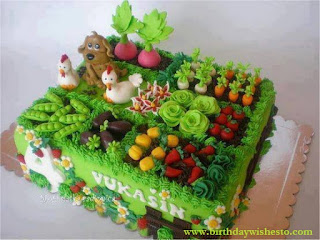 Mini Garden Birthday Cakes