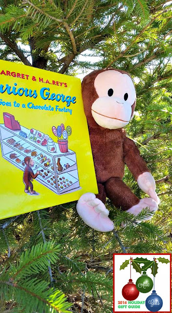Kohl's Cares Curious George Plush & Curious George Goes to a Chocolate Factory Book holiday gifts, children's books, stuffed animal characters