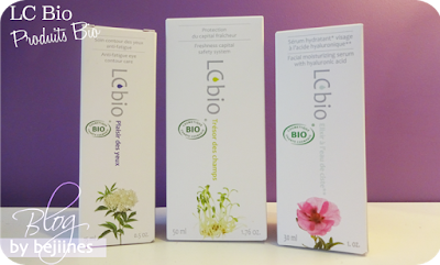 3 produits cosmétiques Bio de la gamme LCbio