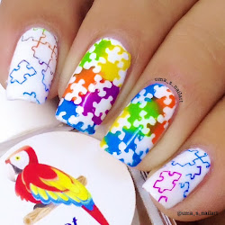 Uma s Nail Art: Autism Awareness Nails
