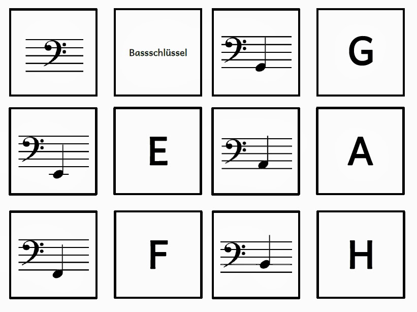 Kerstins Krabbelwiese: Noten