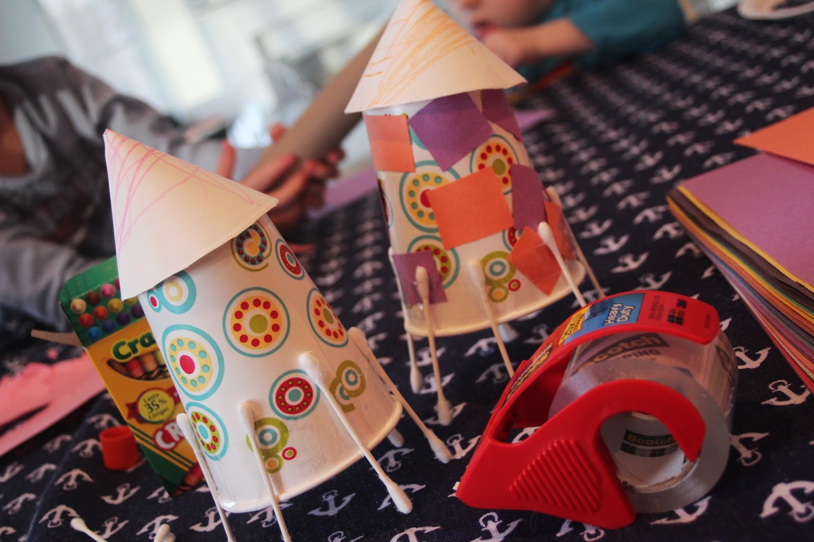FROM MASSACHUSETTS WITH LOVE: DO IT YOURSELF TIME {PAPER CUP ROCKETS}