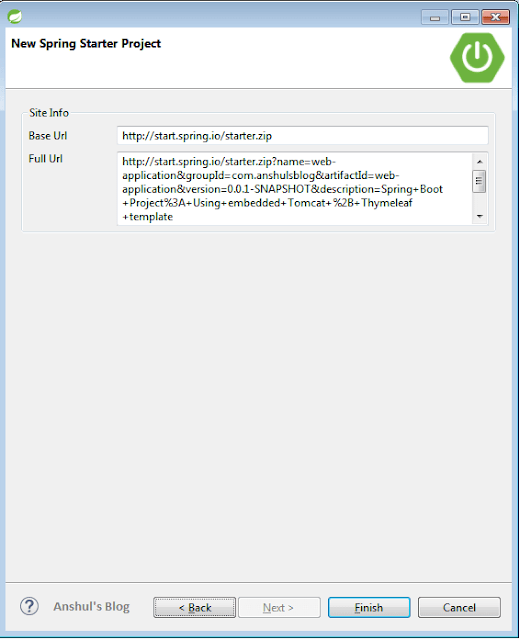 Anshul's Blog Create your first Spring Boot web application with Maven