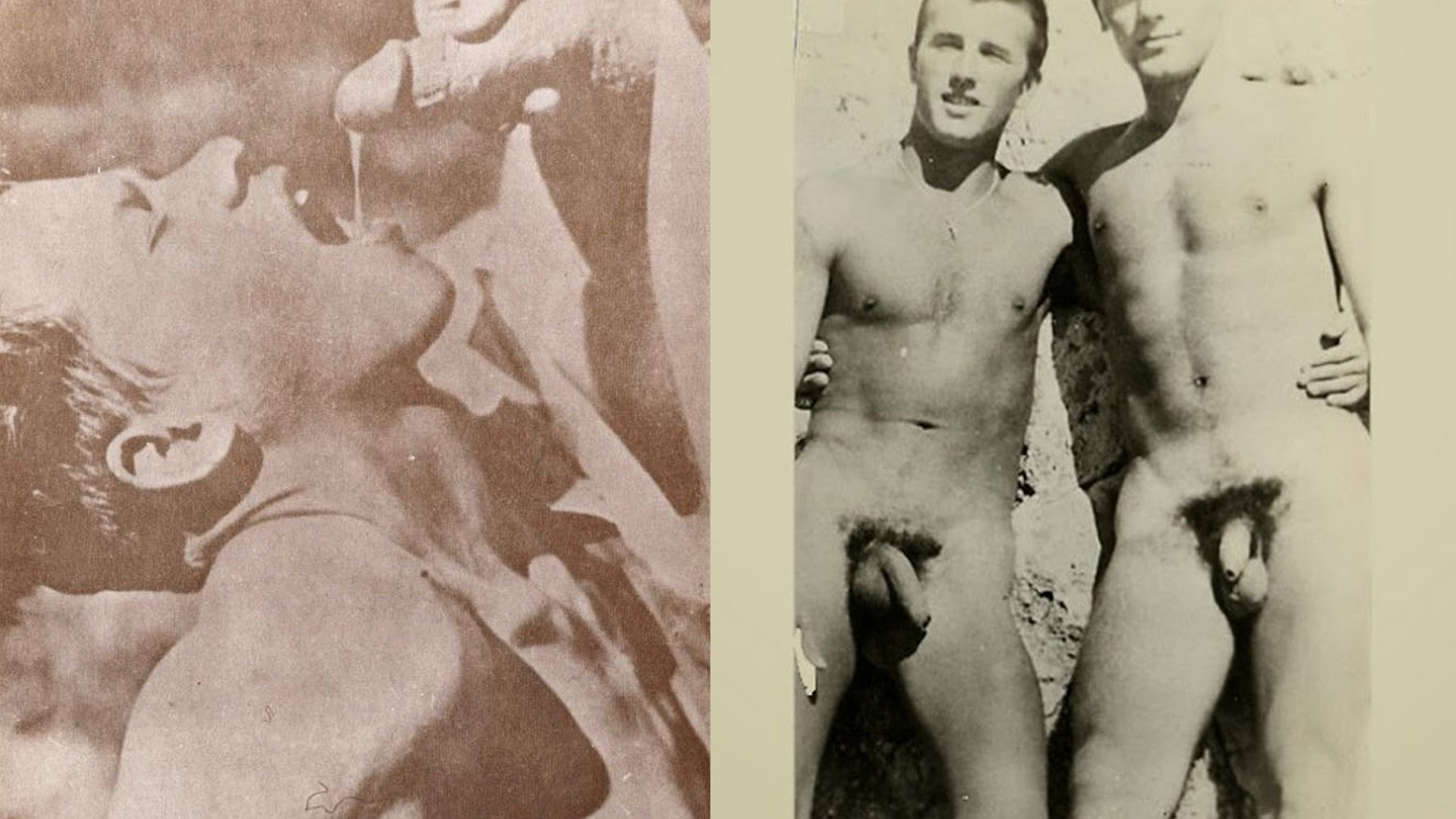 Fotos antigas de homens pelados