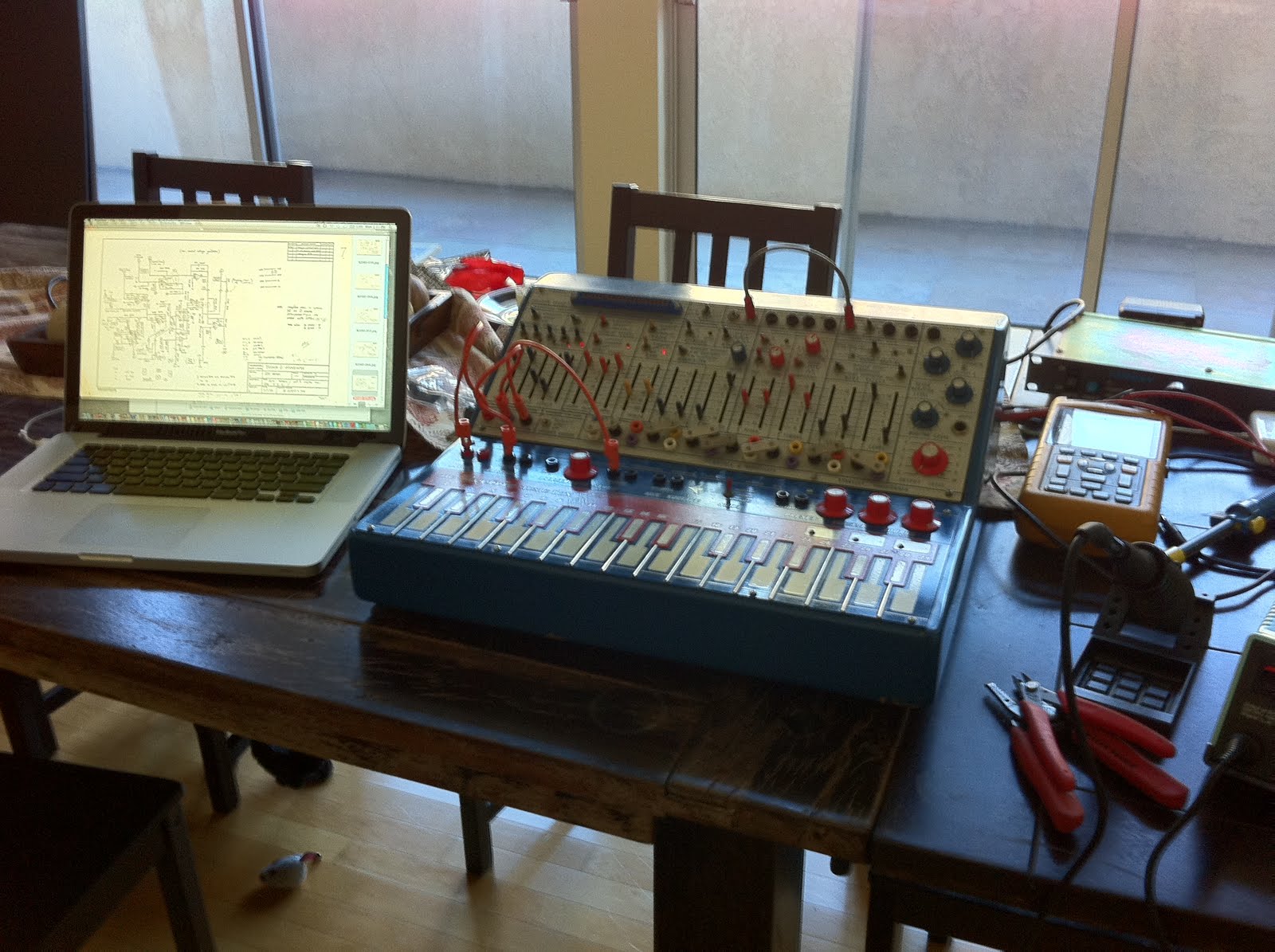 Buchla Tech Prototype Music Easel