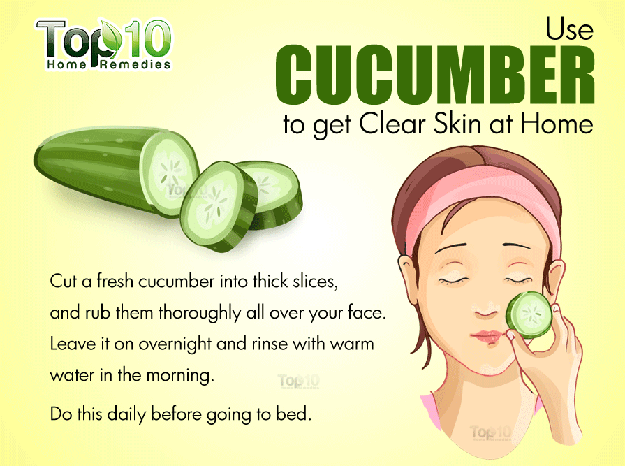 get clear skin naturally