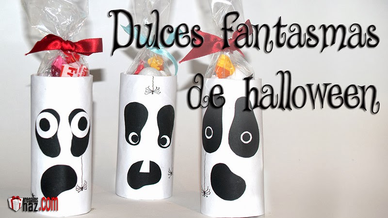 fantasmas dulces para halloween