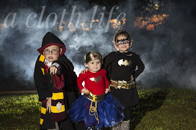 Harry Potter, Batgirl, Wonder Woman, Processor McGonagall costumes, cosplay