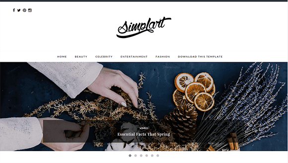simplart minimal blogger template high quality free blogger templates
