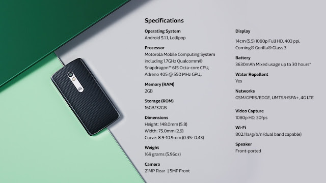 MOTO X Play Features