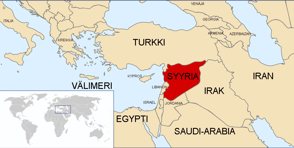 Syyria Kartta