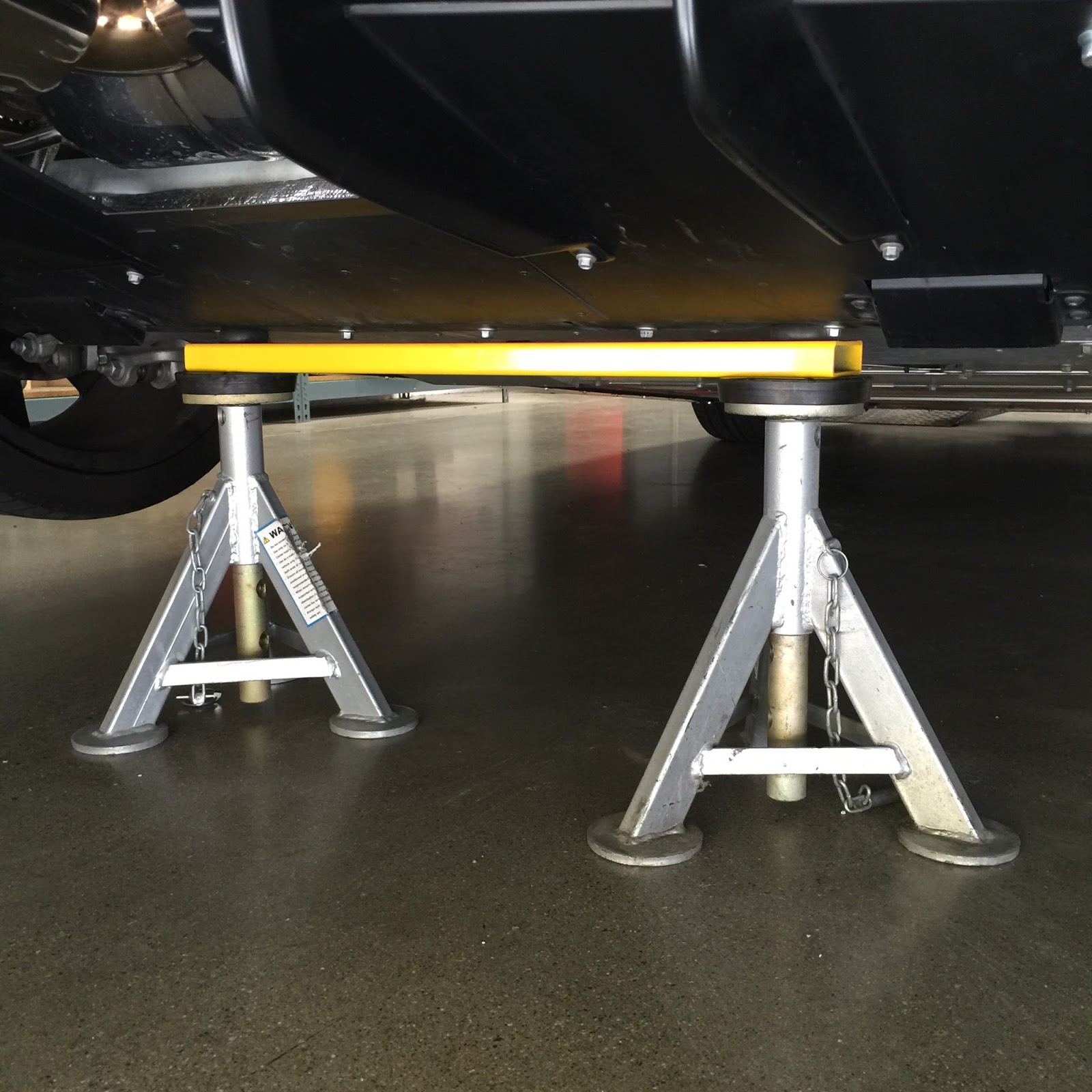 Sector111's Tasty Innovations Blog Lifting Your Evora onto Floor Stands