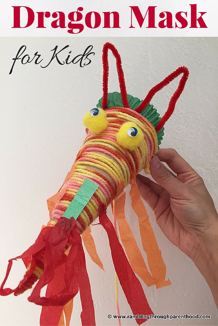Rambling Through Parenthood : Dragon Mask for Kids