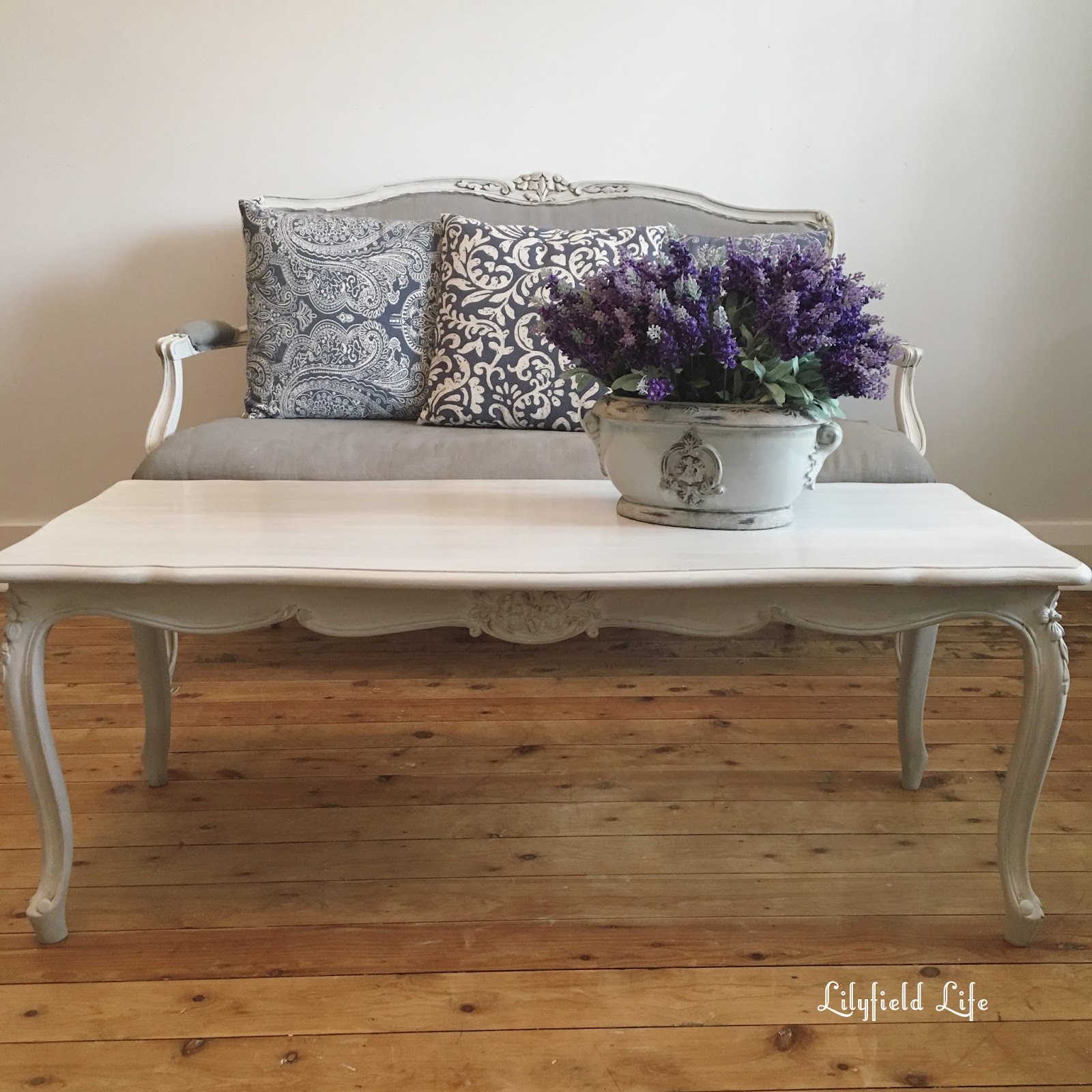 Lilyfield Life French Coffee table, Small Drawers and Amazing carved