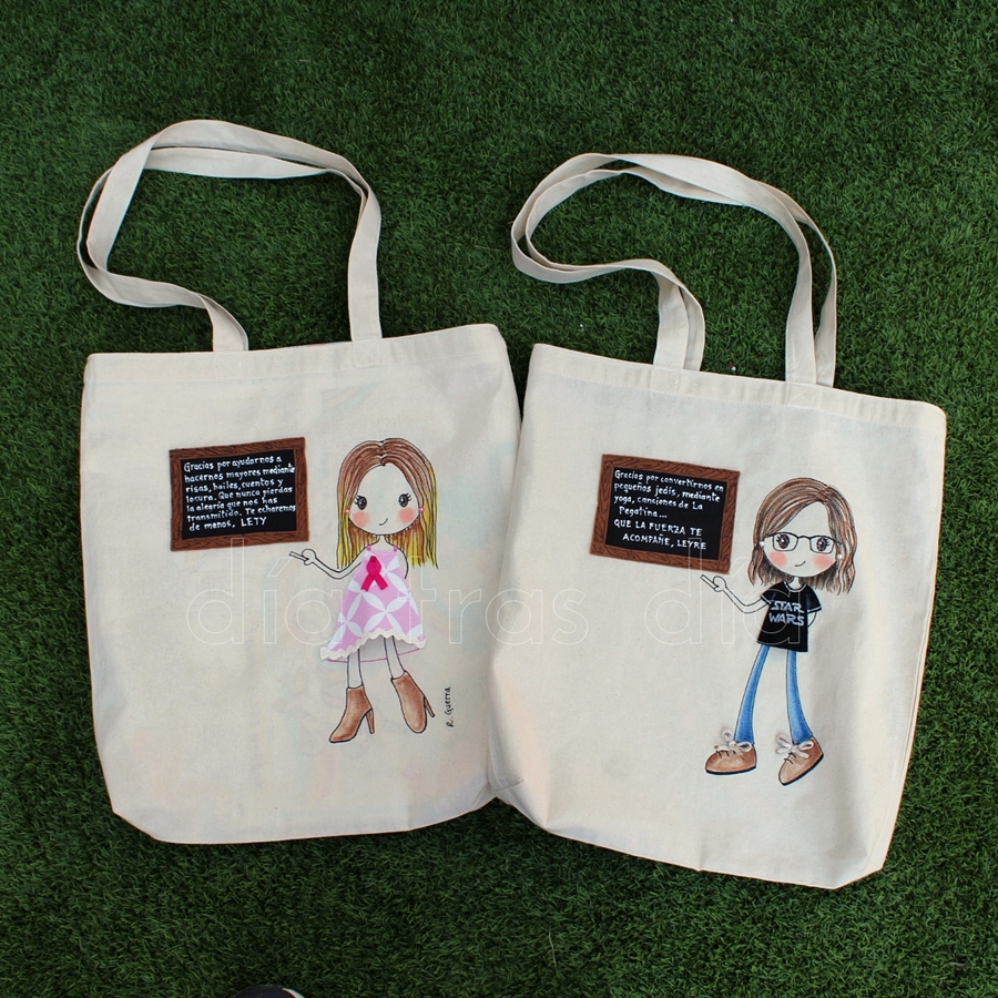 Bolso personalizado maestra