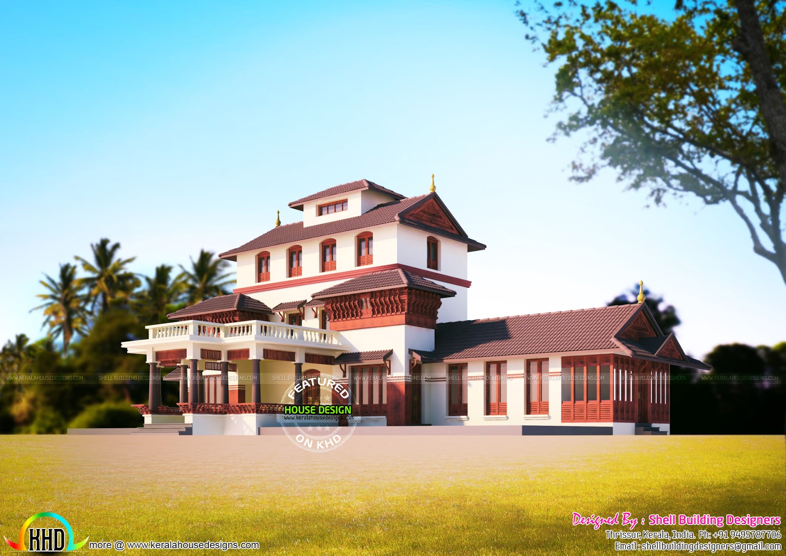 Kerala mana architecture Kerala Home Design and Floor Plans 9K