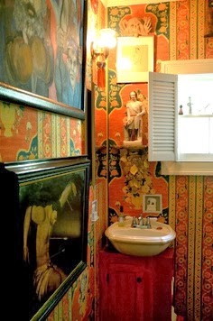 Eye For Design: Decorating Traditional, Old World Style Powder Rooms
