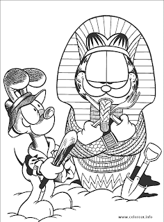free kids coloring pages to print garfield