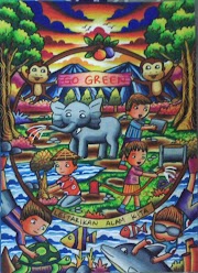 Populer 36+ Gambar Pemandangan Alam Karya Anak Smp