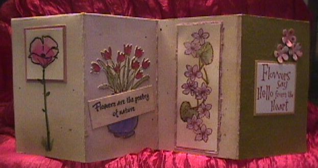 Crafting with OWSE: Flower Booklet Tutorial