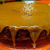 APPLE SNACK CAKE with CARAMEL FROSTING