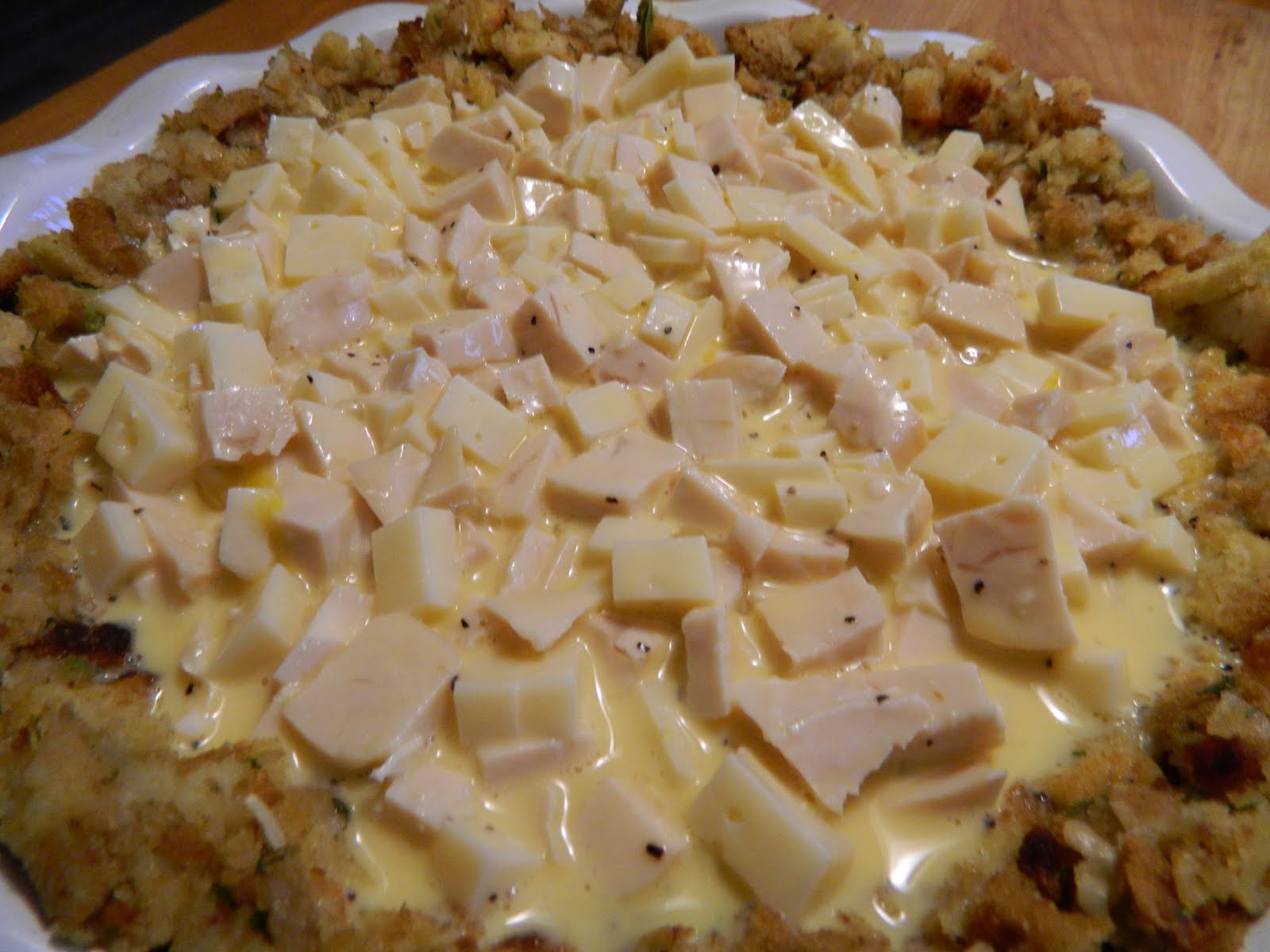 The Wednesday Baker TURKEY AND STUFFING QUICHE