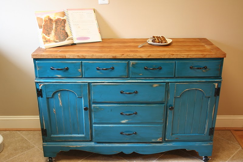 Colorful Dresser To Kitchen Island Upcylce, Old Dresser To Kitchen Island