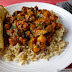 Squash, Mustard Greens, and Chick Pea Curry (Fast From The Farm Share)