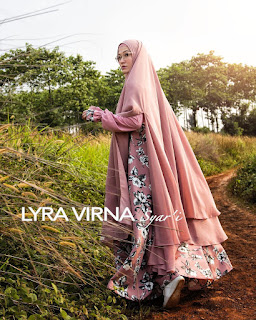 Model Gamis Lyra Virna Syar'i Terbaru
