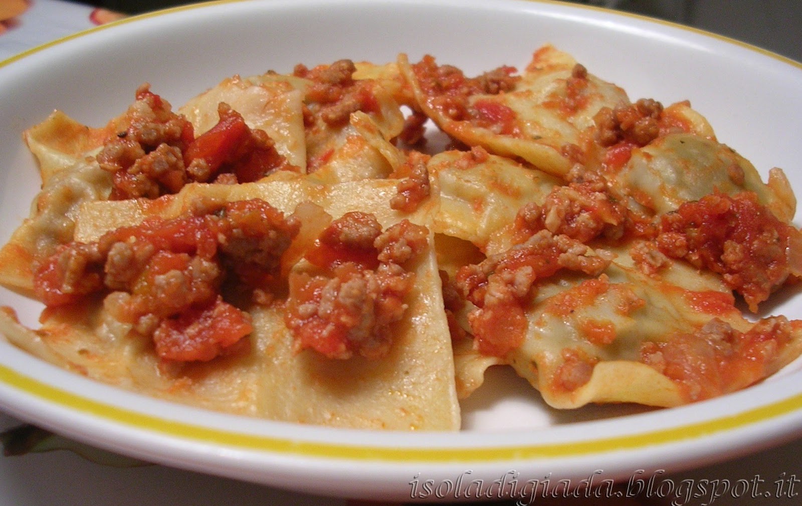 L'isola di Giada RAVIOLI DI CARNE