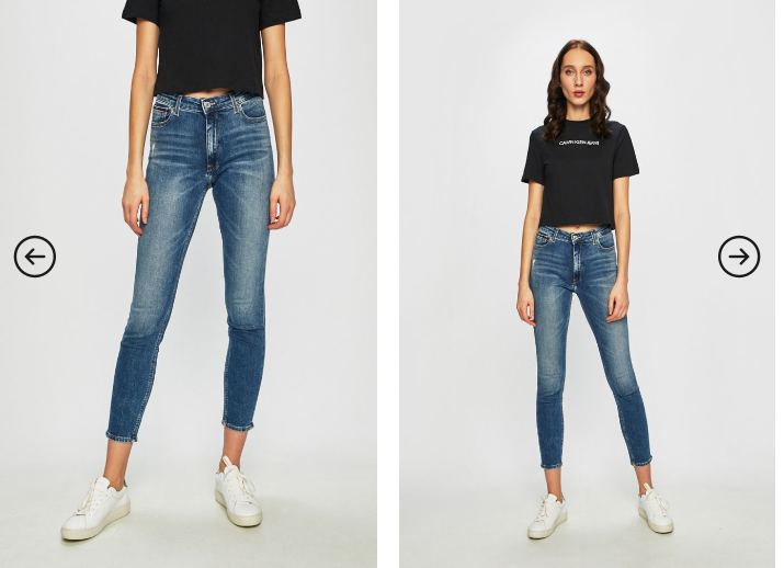 Tommy Jeans - Jeansi Santana originali de dama Tommy Jeans - Jeansi Santana originali de dama