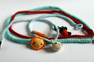 Crochet accessories necklace bracelet charms by TomToy
