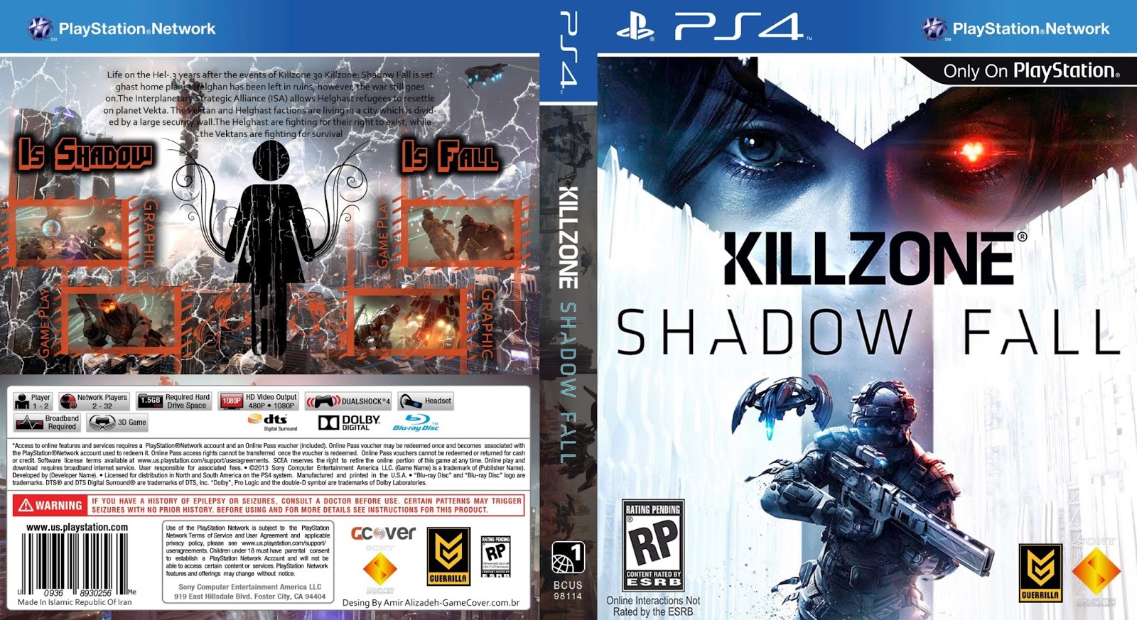 Killzone Shadow Fall ( PS4 ) - Dublado PT BR Parte 5  Os Helghast  [  Detonado ] 