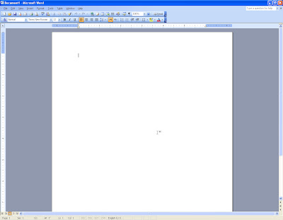 open microsoft office word