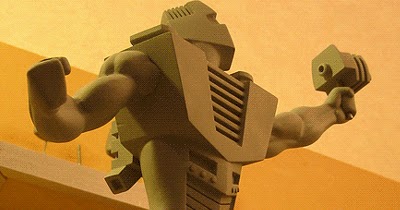 rom spaceknight statue