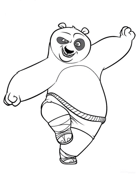 Kung Fu Panda Coloring Page 40 Printable Kung Fu Panda Coloring Pages for Kids