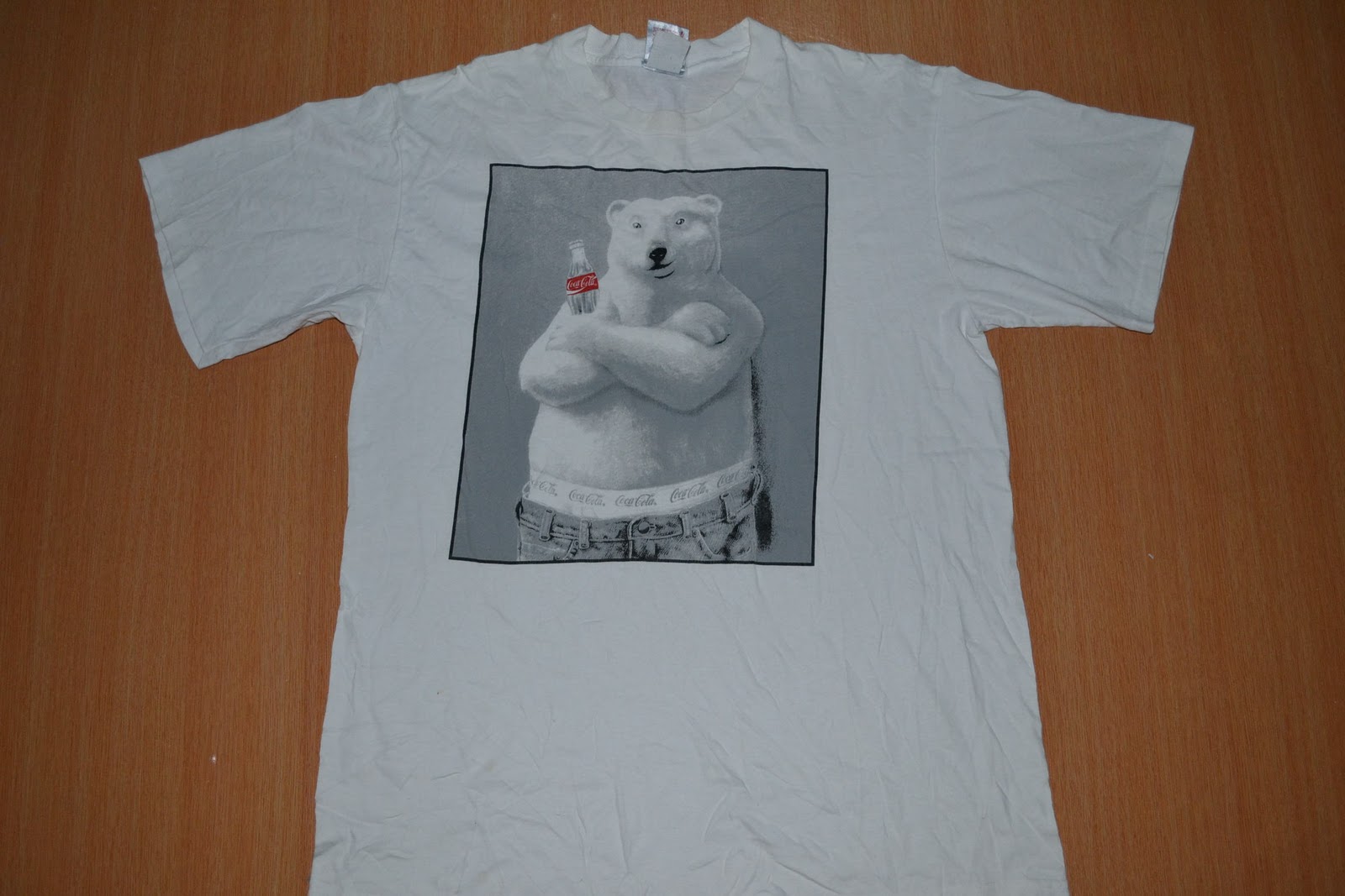 coca cola bear t shirt