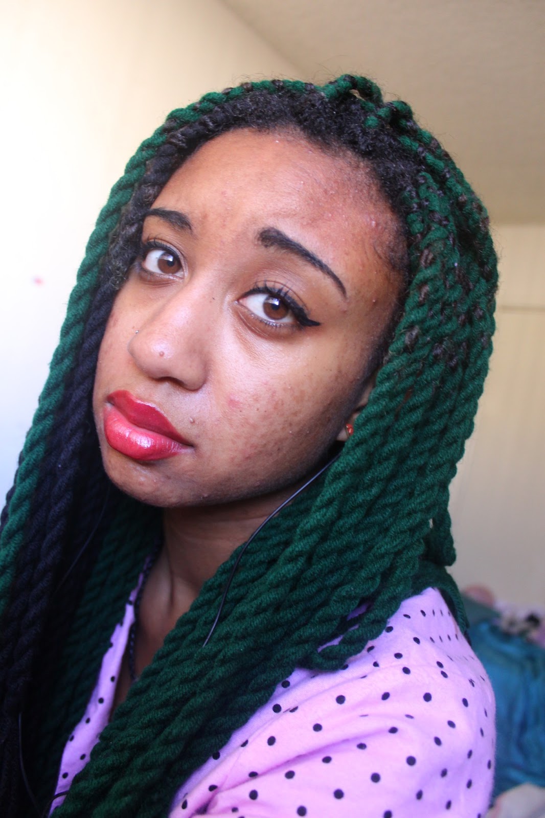 Braid Hairstyle With Yarn Photos