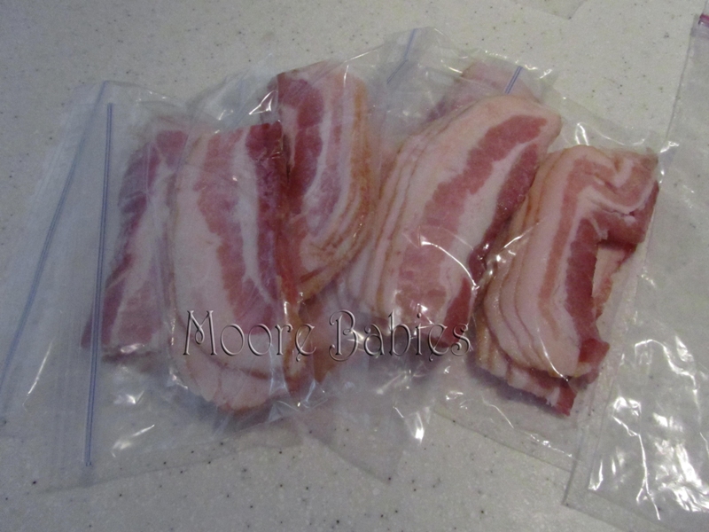 Moore babies {Kitchen Tip} Storing Leftover Bacon