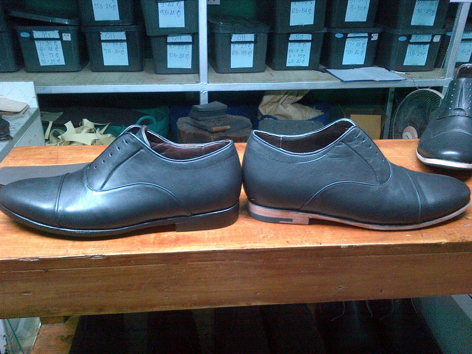 Elevator shoes by Don's Custom shoes for leg length discrepancy