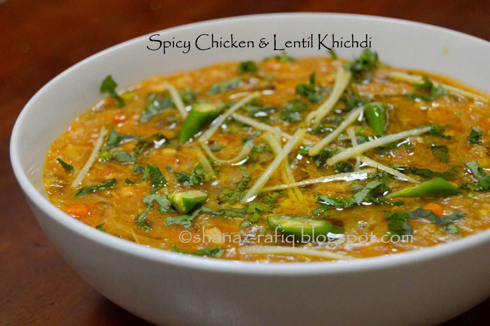 Anjass Cook Spicy Chicken & Lentil Khichdi Lentil, Rice & Chicken