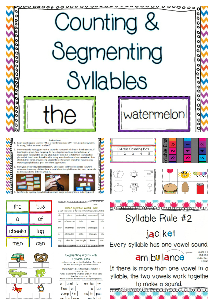 Counting and Segmenting Syllables | Primary Junction