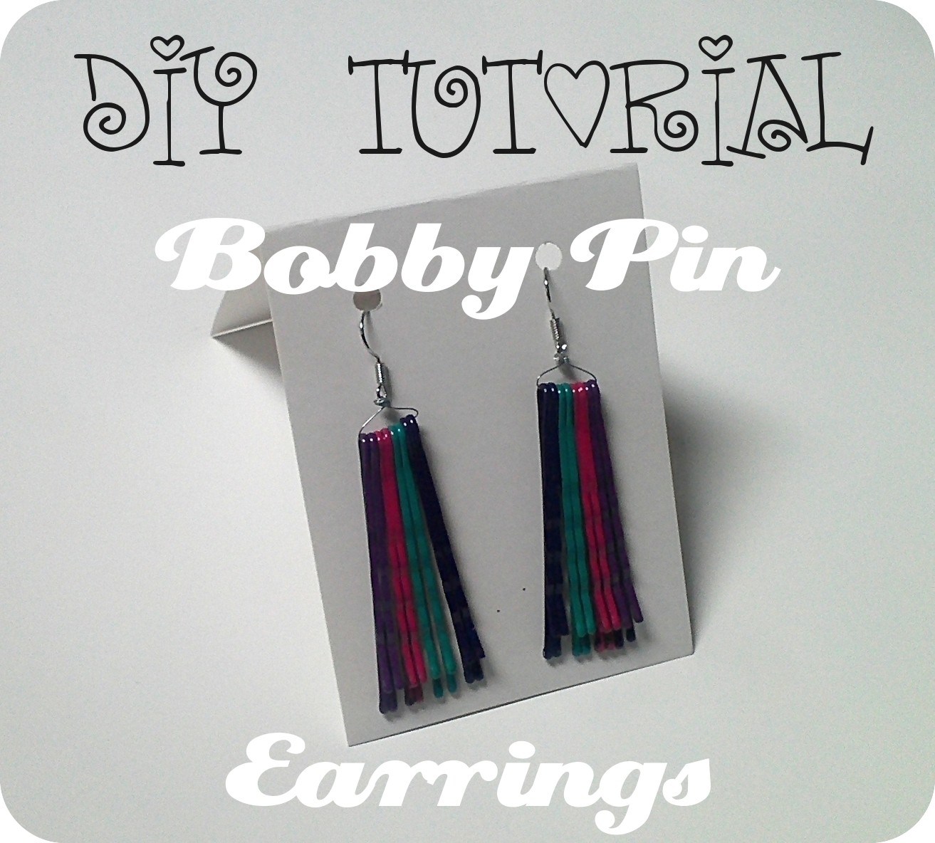 2MESSY DIY Bobby Pin Earrings