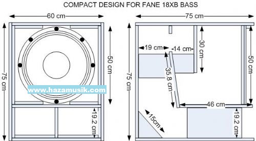 box subwoofer mini scoop