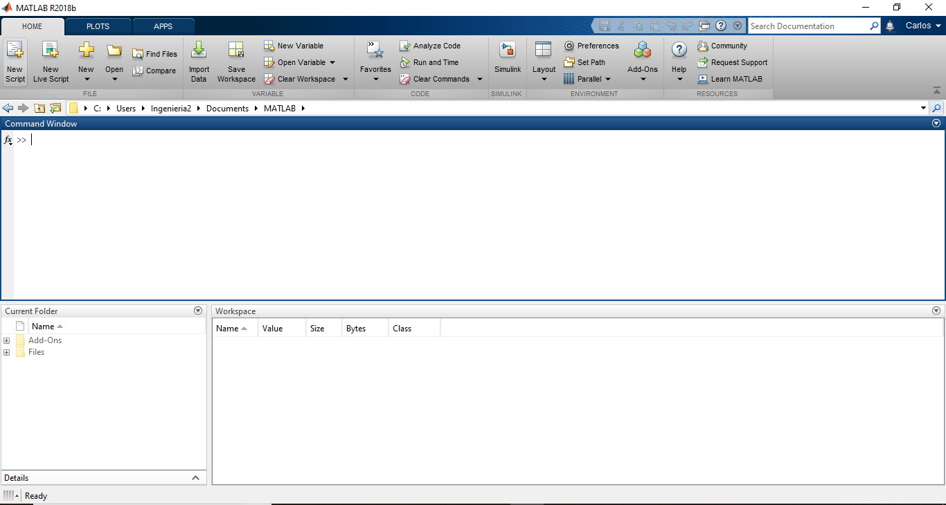 Usuarios MATLAB en español Personalizando la interfaz de MATLAB